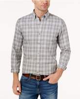 Thumbnail for your product : Club Room Men's Gray Plaid Shirt, Created for Macy's