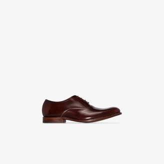 Grenson brown alwin leather oxford shoes