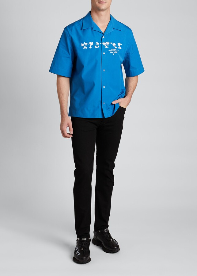 Givenchy Blue Men's Shirts | Shop the world's largest collection 