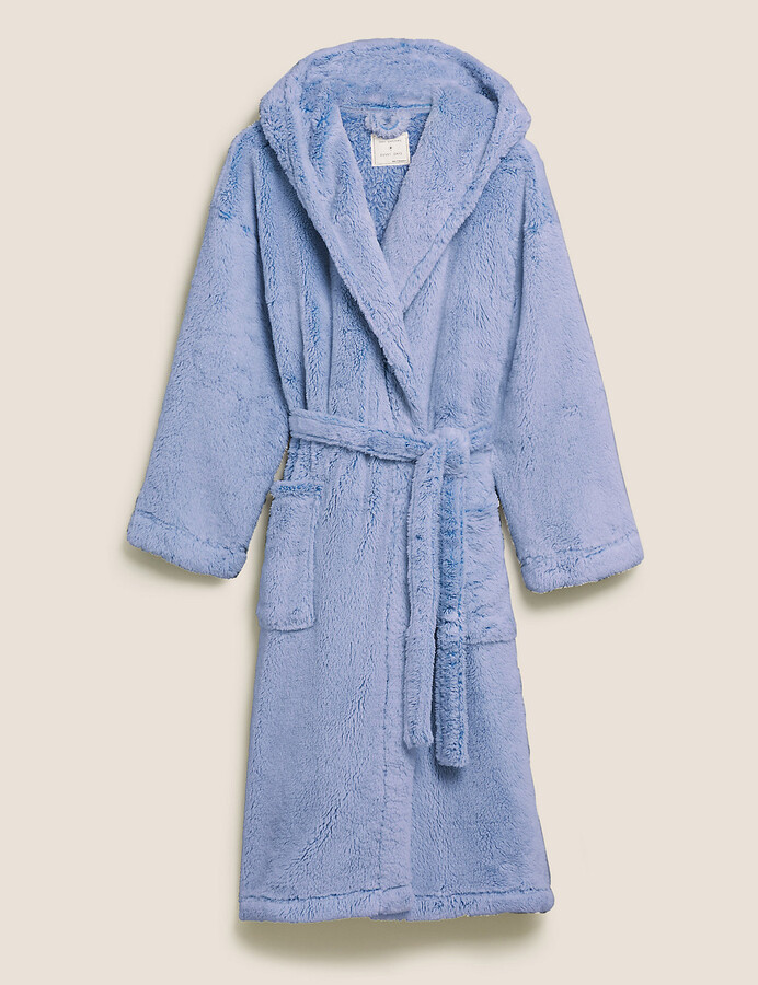Marks and Spencer Fleece Dressing Gown - ShopStyle Nightgowns