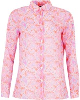 Thumbnail for your product : boohoo Neon Paisley Oversized Beach Shirt