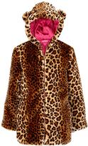 Thumbnail for your product : Free Spirit 19533 Freespirit Animal Longline Faux Fur Coat with Ears