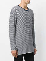 Thumbnail for your product : Laneus striped V-neck jumper