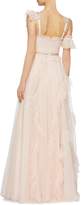 Thumbnail for your product : Needle & Thread 'Degas' asymmetric tiered tulle gown