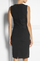 Thumbnail for your product : Dolce & Gabbana Lace-paneled cady dress