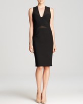 Thumbnail for your product : Yigal Azrouel Dress - Cross Front Mesh Cutout