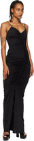 Thumbnail for your product : Victoria Beckham Black Ruched Maxi Dress