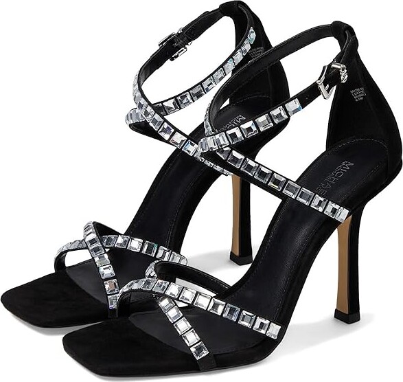 MICHAEL Michael Kors Celia Strappy Sandal (Black) Women's Shoes - ShopStyle