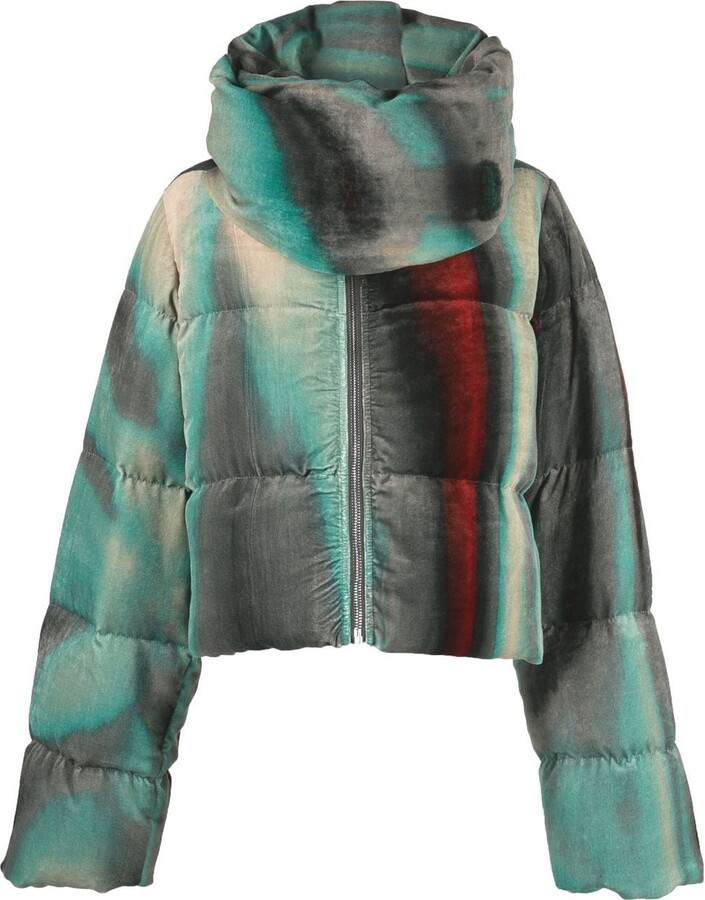 Rick Owens Strobe funnel neck puffer jacket ShopStyle