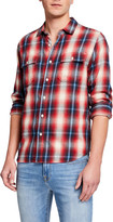 Thumbnail for your product : Frame Men's Double-Pocket Plaid Twill Sport Shirt