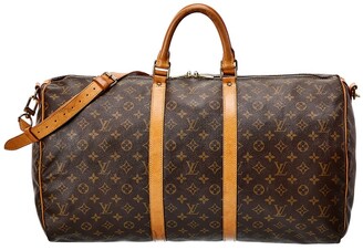 Louis Vuitton Monogram Canvas Keepall 55 Bandouliere (Authentic Pre-Owned)