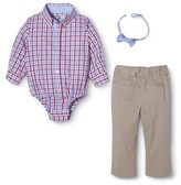 Thumbnail for your product : G-Cutee® Newborn Boys' 3 Piece ShirtzieTM, Pant and Bow Tie - Red Hot