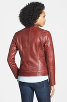 Thumbnail for your product : Bernardo Four-Pocket Leather Jacket (Regular & Petite)