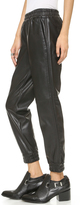 Thumbnail for your product : Club Monaco Sami Faux Leather Track Pants