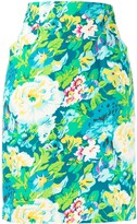 Thumbnail for your product : Kenzo Pre-Owned 1980s Floral Print Skirt