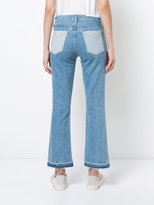 Thumbnail for your product : Derek Lam 10 Crosby Gia cropped flared jeans
