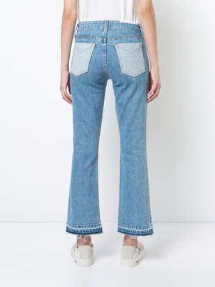 Derek Lam 10 Crosby Gia cropped flared jeans