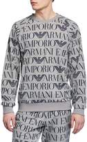 Thumbnail for your product : Emporio Armani Men's Logo Graphic Terry Crewneck Sweatshirt