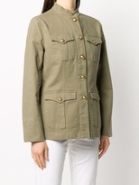 Thumbnail for your product : Lauren Ralph Lauren Mandarin Collar Military Jacket