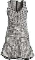 Thumbnail for your product : Parker Sleeveless Drop Waist Check Dress