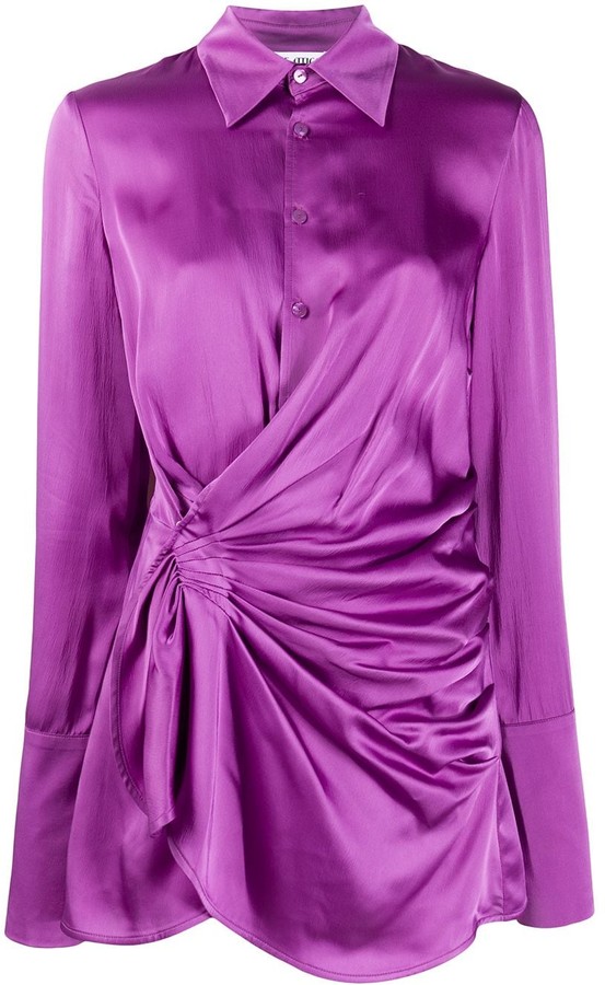 magenta purple dress