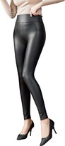 Thumbnail for your product : Petalum Warm Stretch-fit Faux Leather Shaper Leggings Stretch Push Up High Waisted Pants