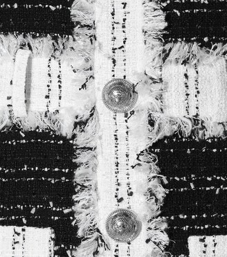 Balmain Cotton-blend tweed minidress