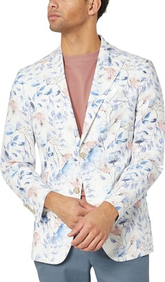 Tallia Men's Slim-Fit Floral Linen Sport Coat