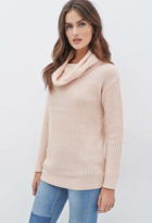 Thumbnail for your product : Forever 21 Contemporary Cowl Neck Sweater