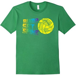 Men's Volleyball Gifts for Teammates Girls-Bump Set Spike T-Shirt Small