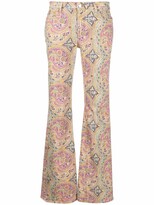 Thumbnail for your product : Etro Paisley-Print Bootcut Jeans