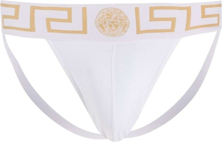 Versace Greca Logo Band Briefs