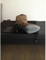 Thumbnail for your product : Giuseppe Zanotti Khaki Leather Boots