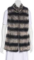 Thumbnail for your product : Rachel Zoe Faux Fur Multicolor Vest Black Faux Fur Multicolor Vest