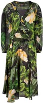Thumbnail for your product : Liu Jo Tropical-Print Midi Dress