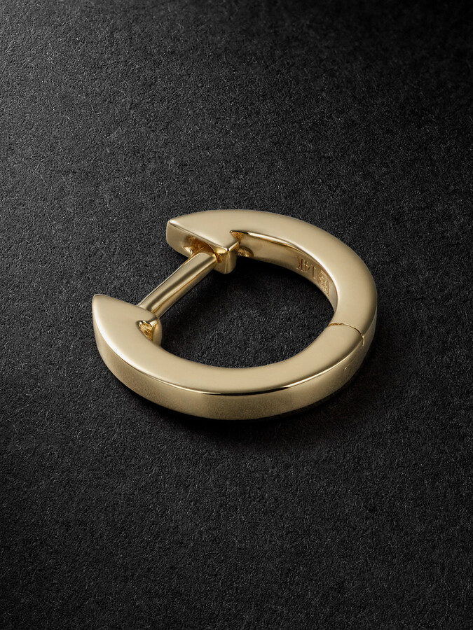 Sydney Evan 14-Karat Gold Single Hoop Earring