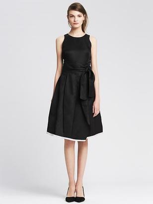 Banana Republic Belted Fit-and-Flare Dress