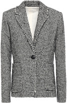 Thumbnail for your product : Masscob Frayed Houndstooth Wool-blend Boucle-tweed Blazer