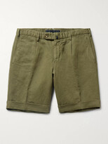 Thumbnail for your product : Incotex Slim-Fit Linen And Cotton-Blend Shorts