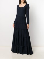 Thumbnail for your product : Gabriela Hearst Long-Sleeve Flared Dress