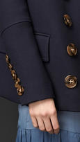 Thumbnail for your product : Burberry Double Wool Twill Pea Coat