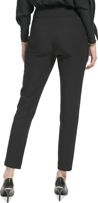 Calvin Klein Women's Tie-Waist Slim-Leg Pants