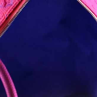 Louis Vuitton Pink & Blue Monogram Taurillon Illusion Keepall Bandoulière 50
