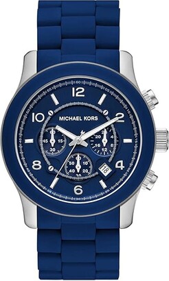 Michael Kors MK9077 - Runway Chronograph Watch (Stainless Steel) Watches -  ShopStyle