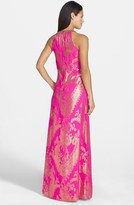 Thumbnail for your product : Lilly Pulitzer 'Franconia' Beaded Neck Metallic Silk Maxi Dress