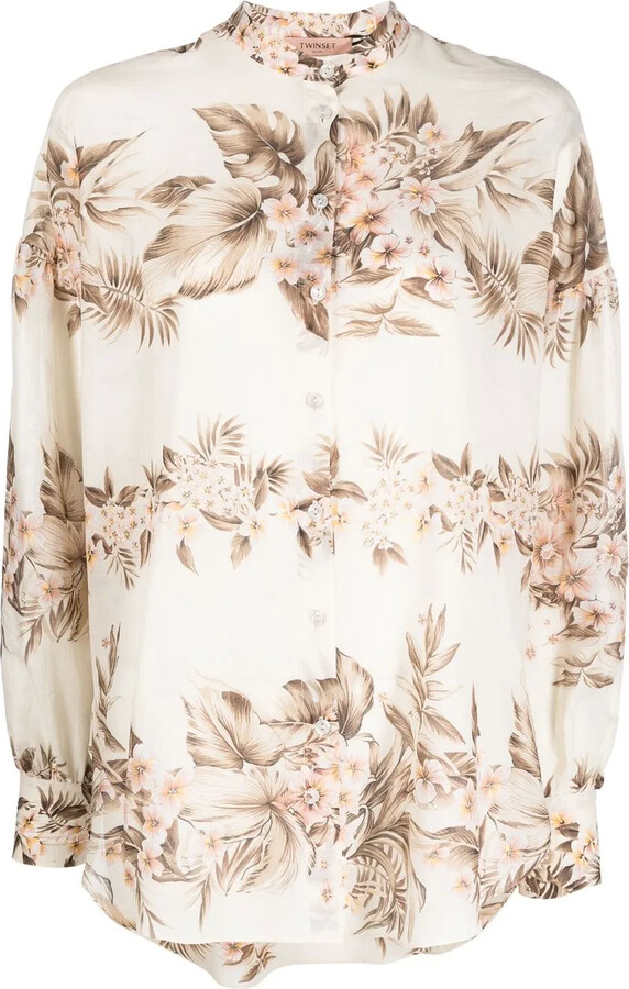 Twin-Set Floral Print Shirt