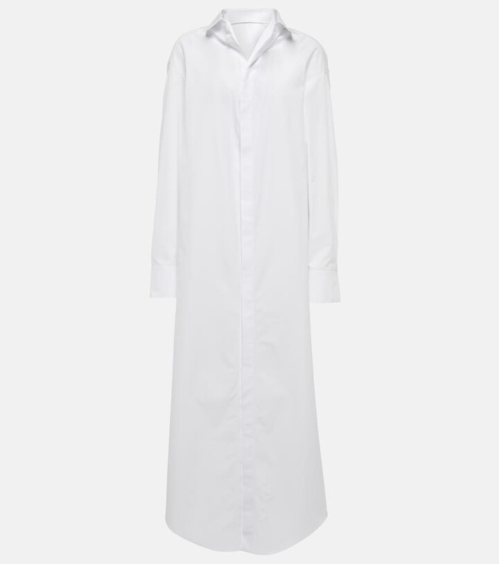 Alaia Cotton poplin shirt dress