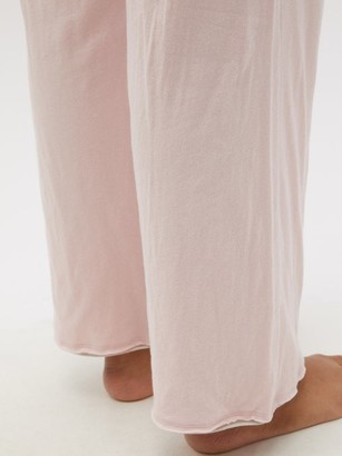Skin Guinevere Organic Pima-cotton Trousers - Light Pink