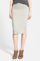 Thumbnail for your product : James Perse High Rise Jersey Skirt