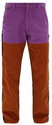 mens purple corduroy trousers